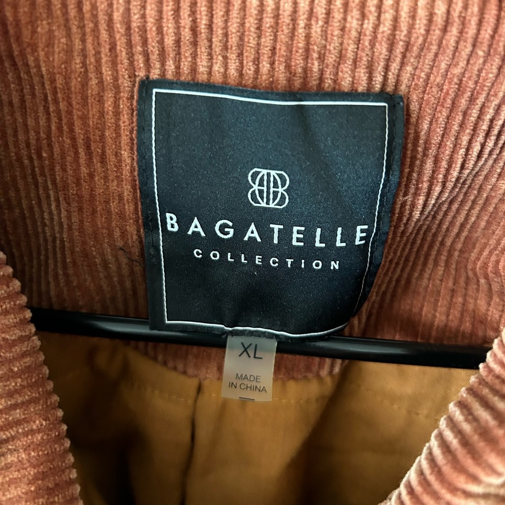 Light Puff Corduroy Jacket In Rust - Bagatelle - image 2
